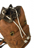 Vintage-Leder Rucksack braun